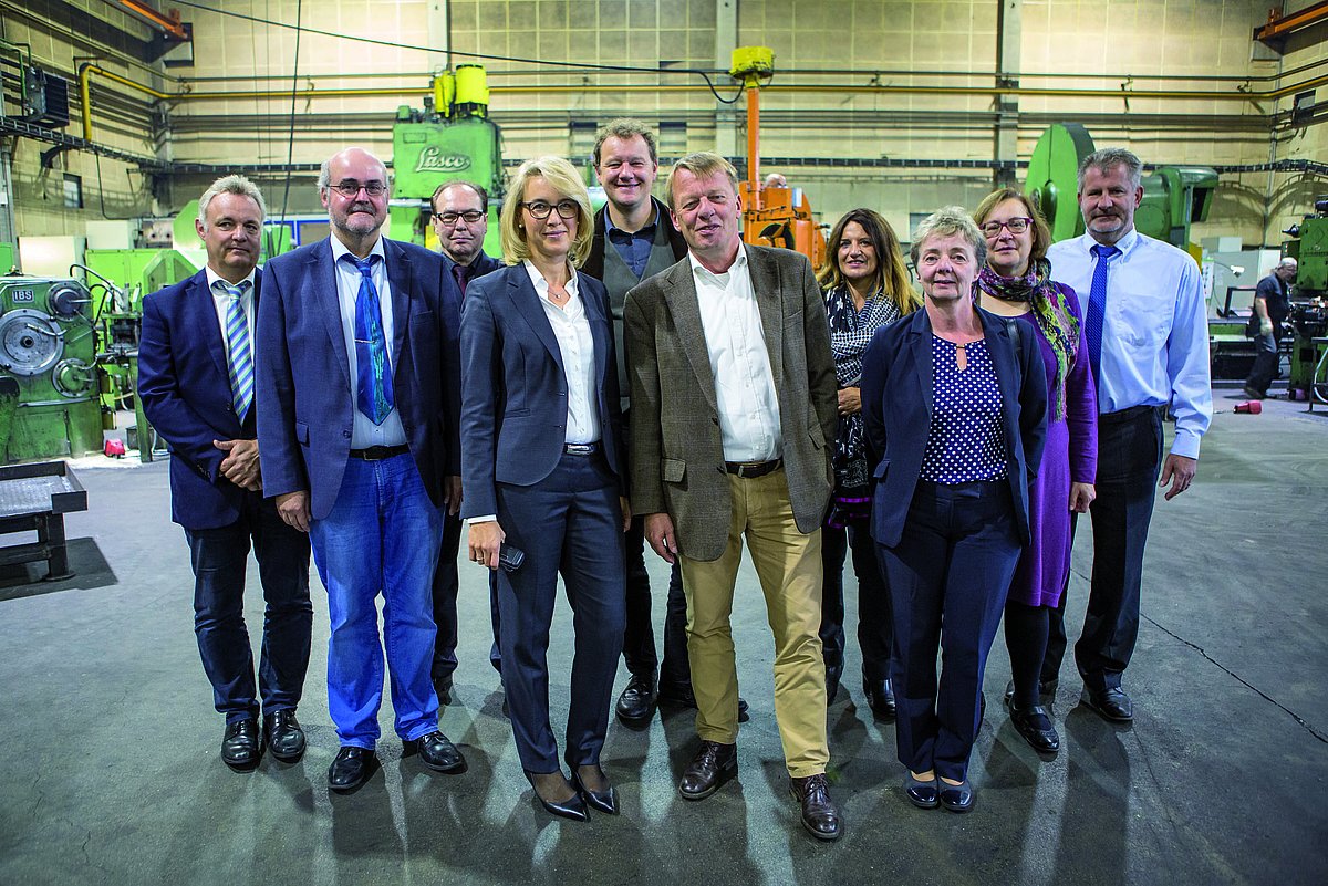 Verwaltungsvorstand der Stadt Remscheid tagte bei SOLIDA - Solida-Werk ...